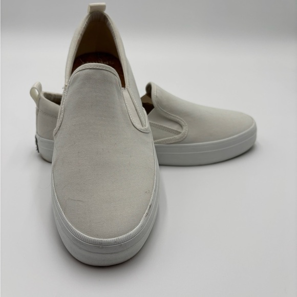 Sperry woman 9.5 White Canvas Slip-On Loafers white - Picture 1 of 6